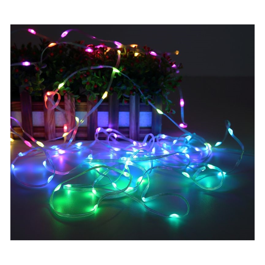 Globo - LED RGB-remsa 50xLED/0,06W/5V 5 m 27 funktioner