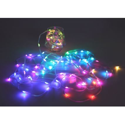 Globo - LED RGB-remsa 50xLED/0,06W/5V 5 m 27 funktioner