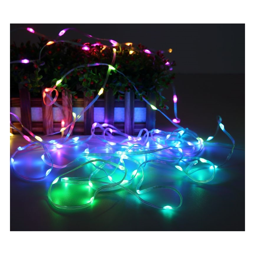 Globo - LED RGB-remsa 100xLED/0,06W/5V 10 m 27 funktioner