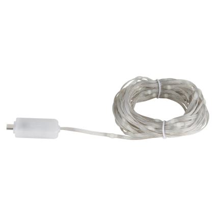 Globo - LED RGB-remsa 100xLED/0,06W/5V 10 m 27 funktioner