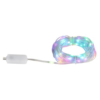 Globo - LED RGB-remsa 100xLED/0,06W/5V 10 m 27 funktioner
