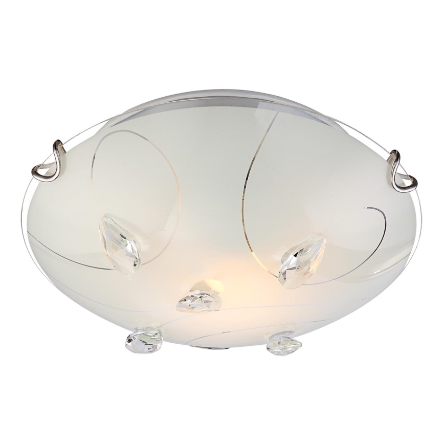 Globo 40414-1 - Tak Kristallampa ALIVIA 1xE27/60W/230V