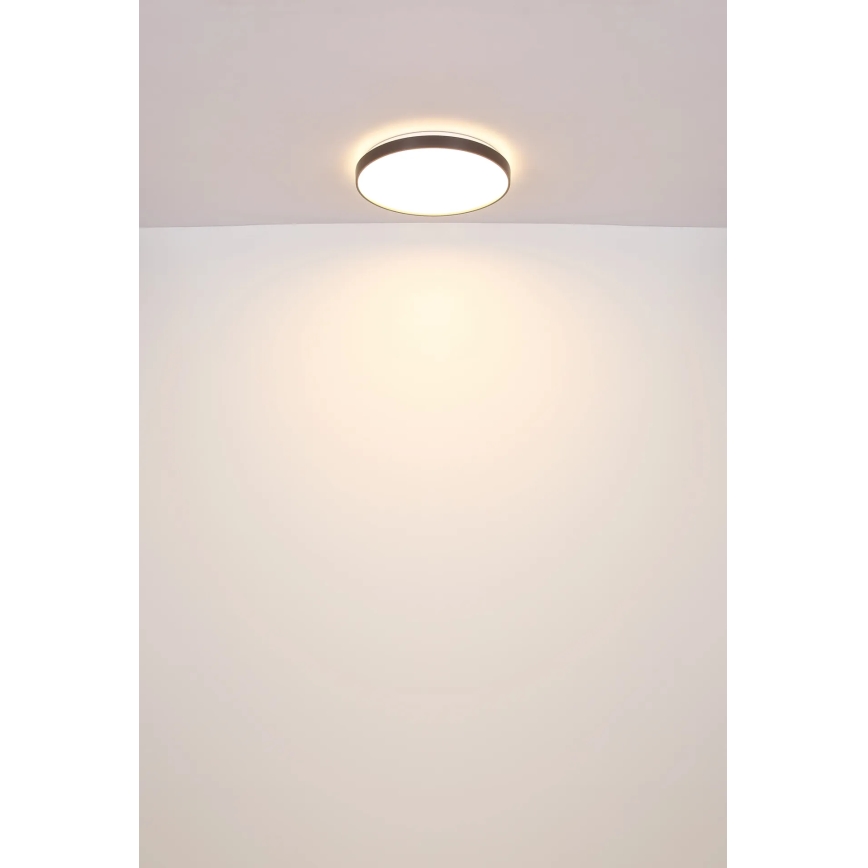 Globo - LED taklampa LED/24W/230V diameter 48 cm antracit
