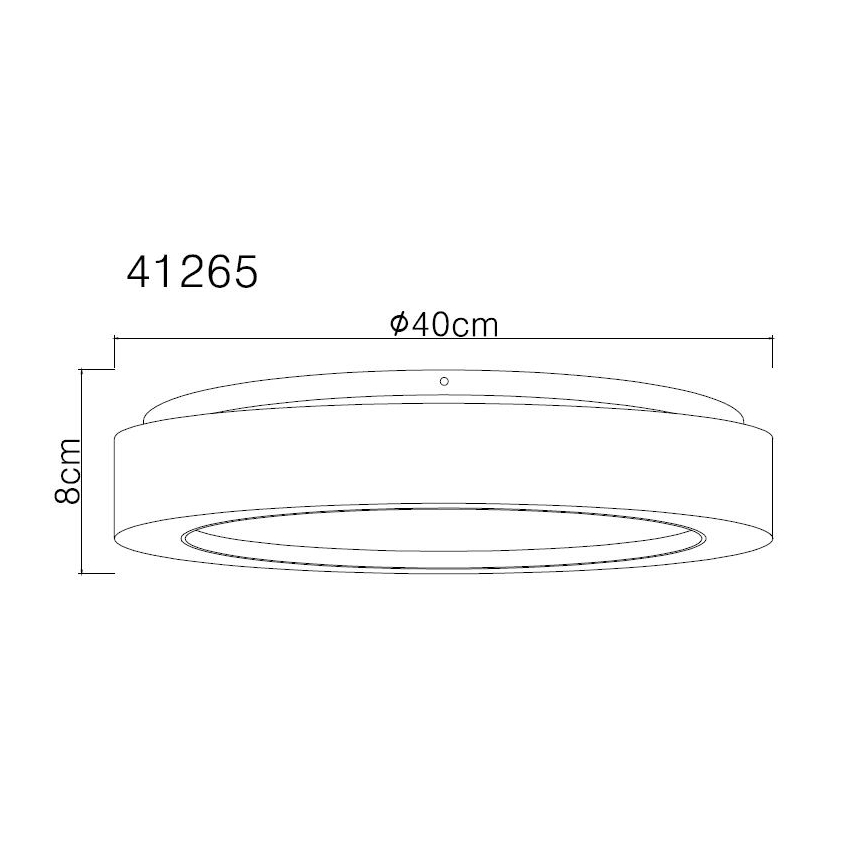 Globo - LED taklampa LED/24W/230V diameter 40 cm 3000K vit