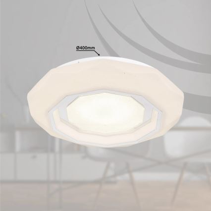 Globo - LED Dimbar taklampa LED/24W/230V 2700-6500K + fjärrkontroll