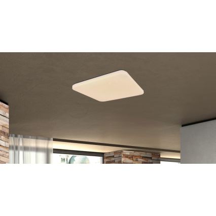 Globo 41348-30SQSH - LED Dimbar Takbelysning SAJAMA LED/30W/230V 3000-6500K Wi-Fi Tuya + Fjärrkontroll