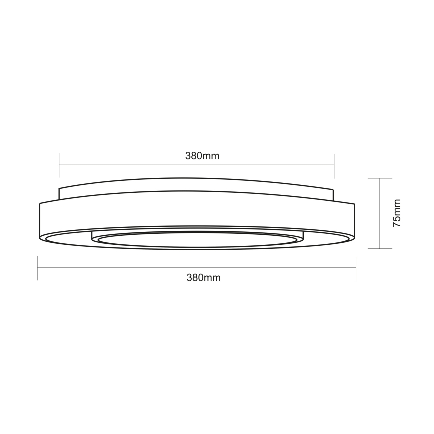 Globo - RGBW Dimbar taklampa LED/24W/230V 3000-6500K+ fjärrkontroll