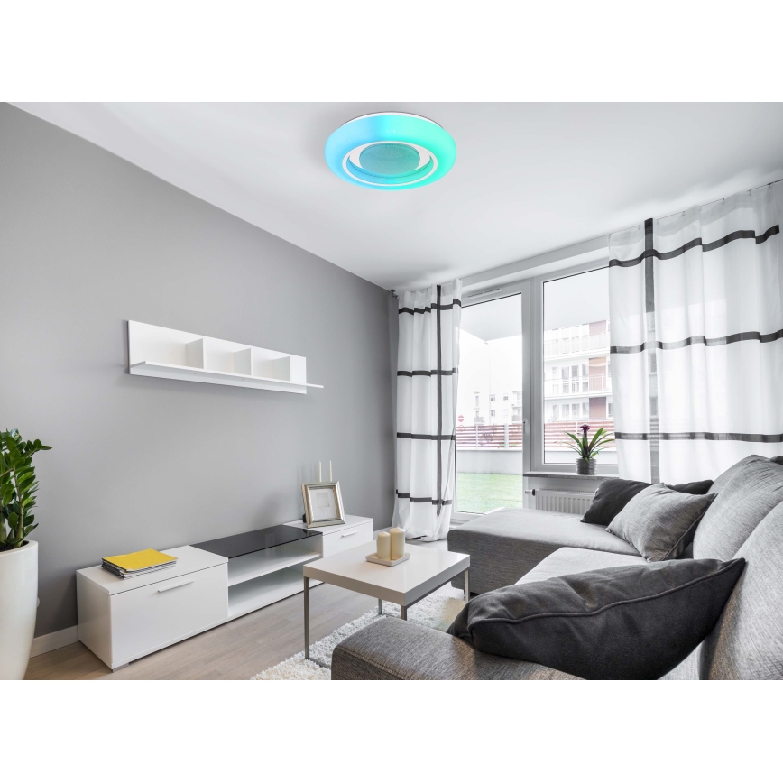 Globo - RGBW Dimbar taklampa LED/18W/230V 2700-6500K + fjärrkontroll