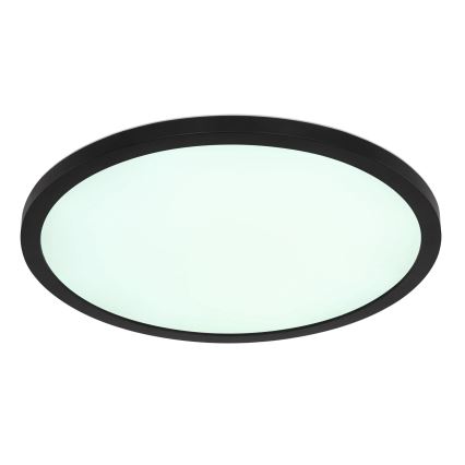 Globo - LED RGB Ljusreglerad vägglampa för badrum LED/18W/230V 3000-6000K + fjärrkontroll IP44 svart