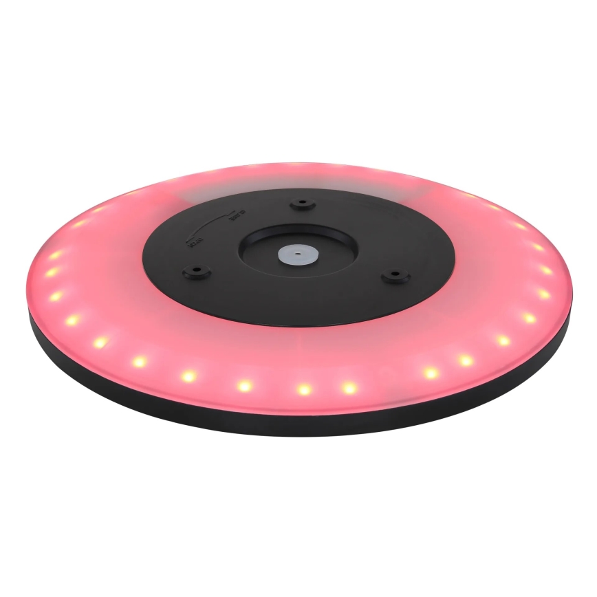 Globo - LED RGB Ljusreglerad vägglampa för badrum LED/18W/230V 3000-6000K + fjärrkontroll IP44 svart