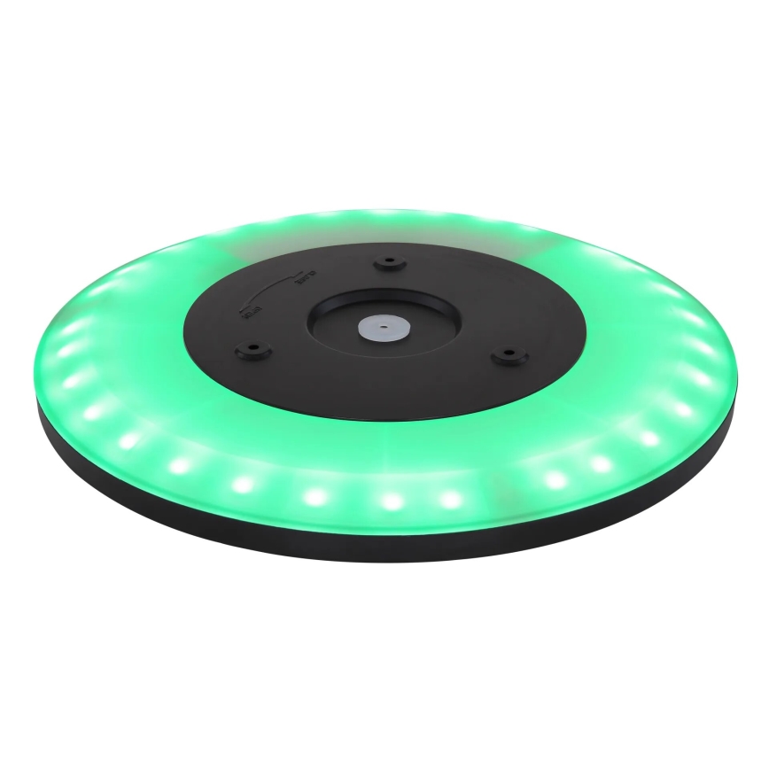 Globo - LED RGB Ljusreglerad vägglampa för badrum LED/18W/230V 3000-6000K + fjärrkontroll IP44 svart