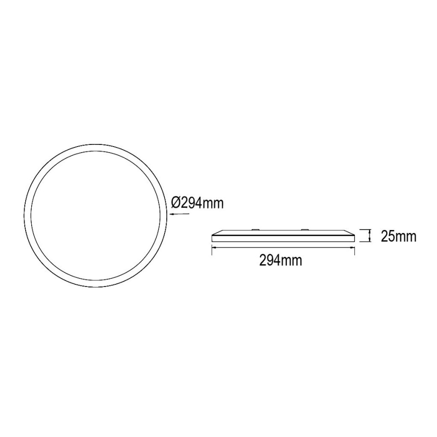 Globo - LED ljusreglerad taklampa till badrum LED/18W/230V diameter 29,4 cm IP44 vit