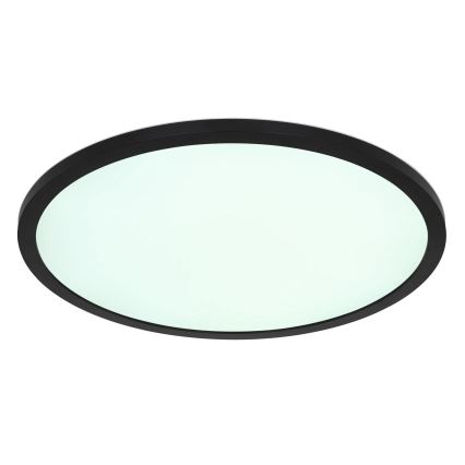 Globo - LED RGB Ljusreglerad vägglampa för badrum LED/21W/230V 3000-6000K + fjärrkontroll IP44 svart