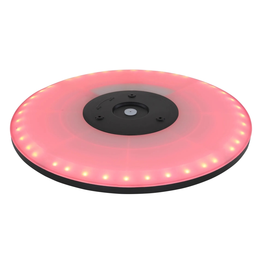 Globo - LED RGB Ljusreglerad vägglampa för badrum LED/21W/230V 3000-6000K + fjärrkontroll IP44 svart