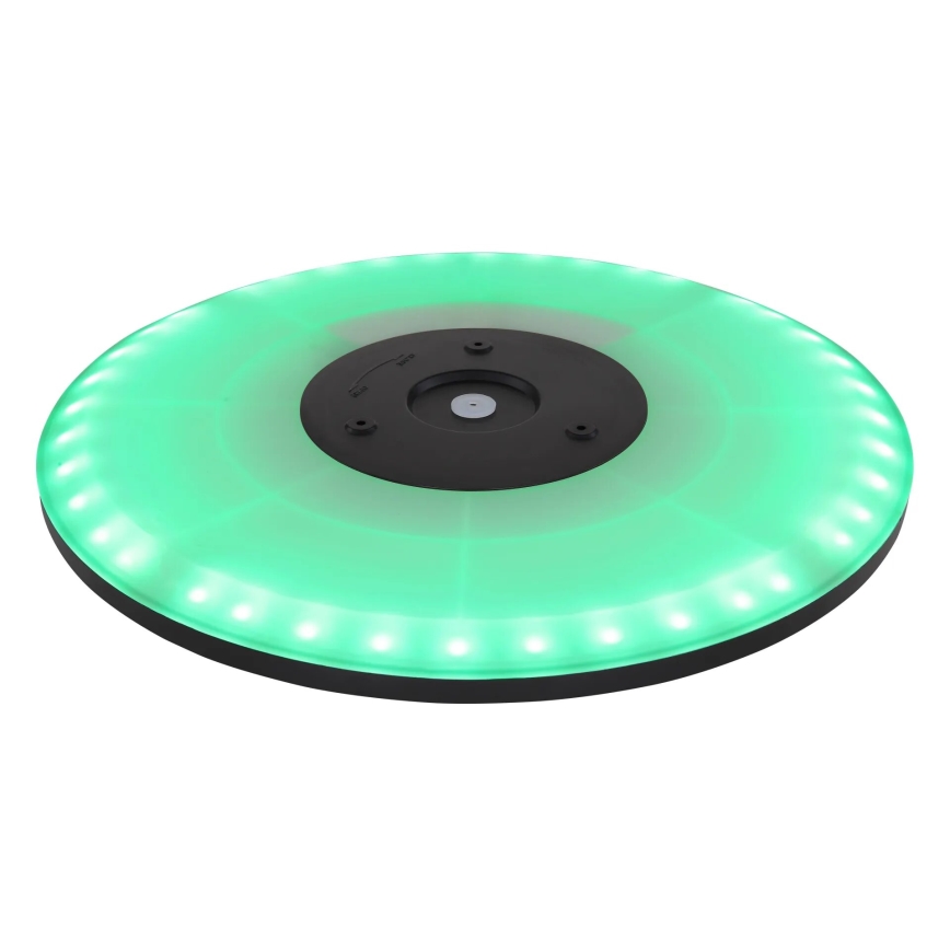 Globo - LED RGB Ljusreglerad vägglampa för badrum LED/21W/230V 3000-6000K + fjärrkontroll IP44 svart