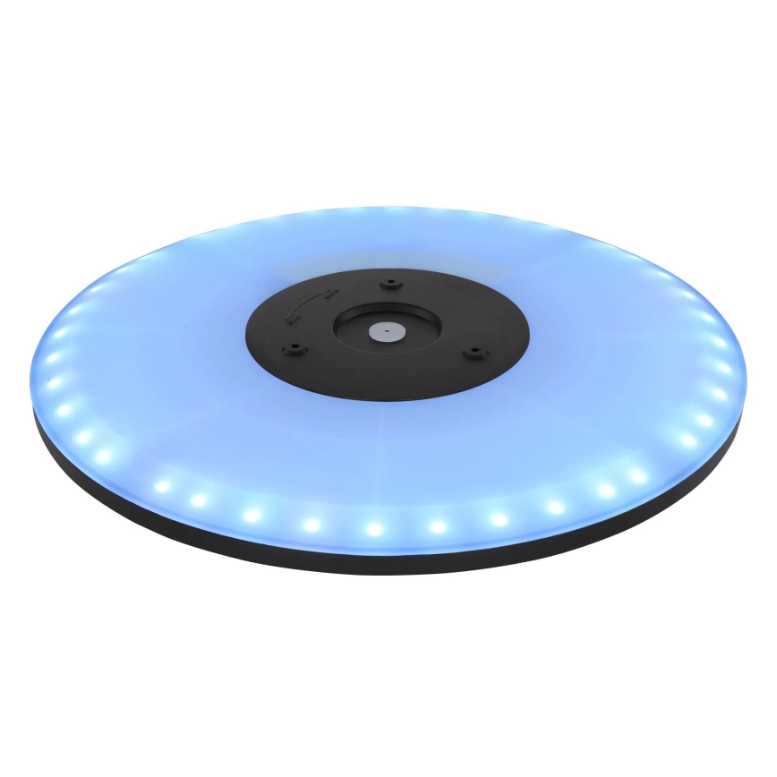 Globo - LED RGB Ljusreglerad vägglampa för badrum LED/21W/230V 3000-6000K + fjärrkontroll IP44 svart