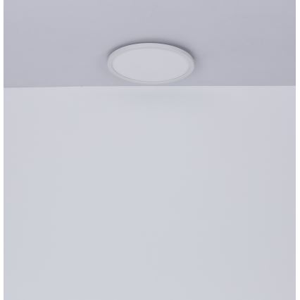 Globo - LED ljusreglerad taklampa till badrum LED/24W/230V diameter 42 cm IP44 vit