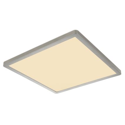 Globo - LED ljusreglerad taklampa till badrum LED/18W/230V 29,4x29,4 cm IP44 matt krom
