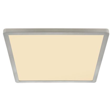 Globo - LED ljusreglerad taklampa till badrum LED/18W/230V 29,4x29,4 cm IP44 matt krom