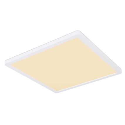Globo - LED ljusreglerad taklampa till badrum LED/18W/230V 29,4x29,4 cm IP44 vit