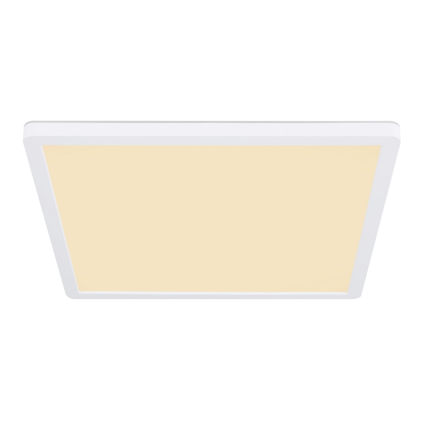 Globo - LED ljusreglerad taklampa till badrum LED/18W/230V 29,4x29,4 cm IP44 vit
