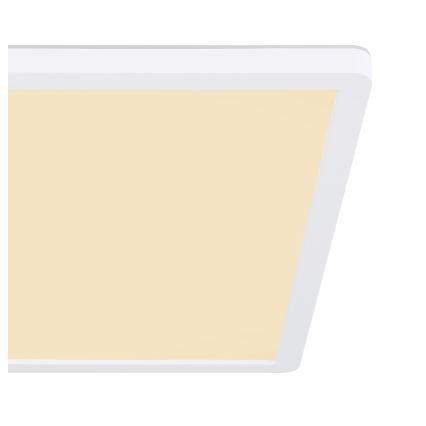 Globo - LED ljusreglerad taklampa till badrum LED/18W/230V 29,4x29,4 cm IP44 vit