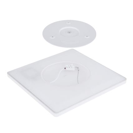 Globo - LED ljusreglerad taklampa till badrum LED/18W/230V 29,4x29,4 cm IP44 vit