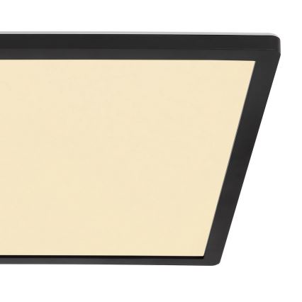 Globo - LED dimbar taklampa för badrum LED/24W/230V 42x42 cm IP44 svart