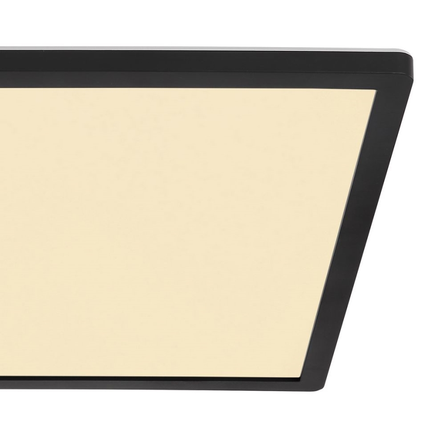 Globo - LED dimbar taklampa för badrum LED/24W/230V 42x42 cm IP44 svart