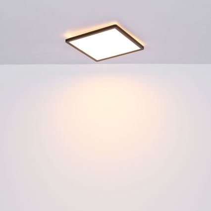 Globo - LED ljusreglerad taklampa till badrum LED/24W/230V 42x42 cm IP44 svart