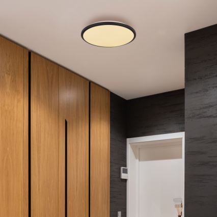 Globo - LED taklampa LED/18W/230V 3000K diameter 35 cm svart