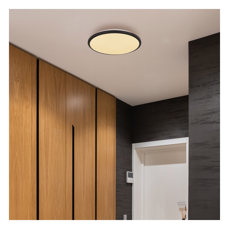 Globo - LED taklampa LED/18W/230V 3000K diameter 35 cm svart