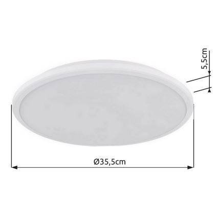 Globo - LED taklampa LED/18W/230V 3000K diameter 35 cm vit