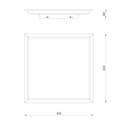 Globo - LED taklampa LED/24W/230V