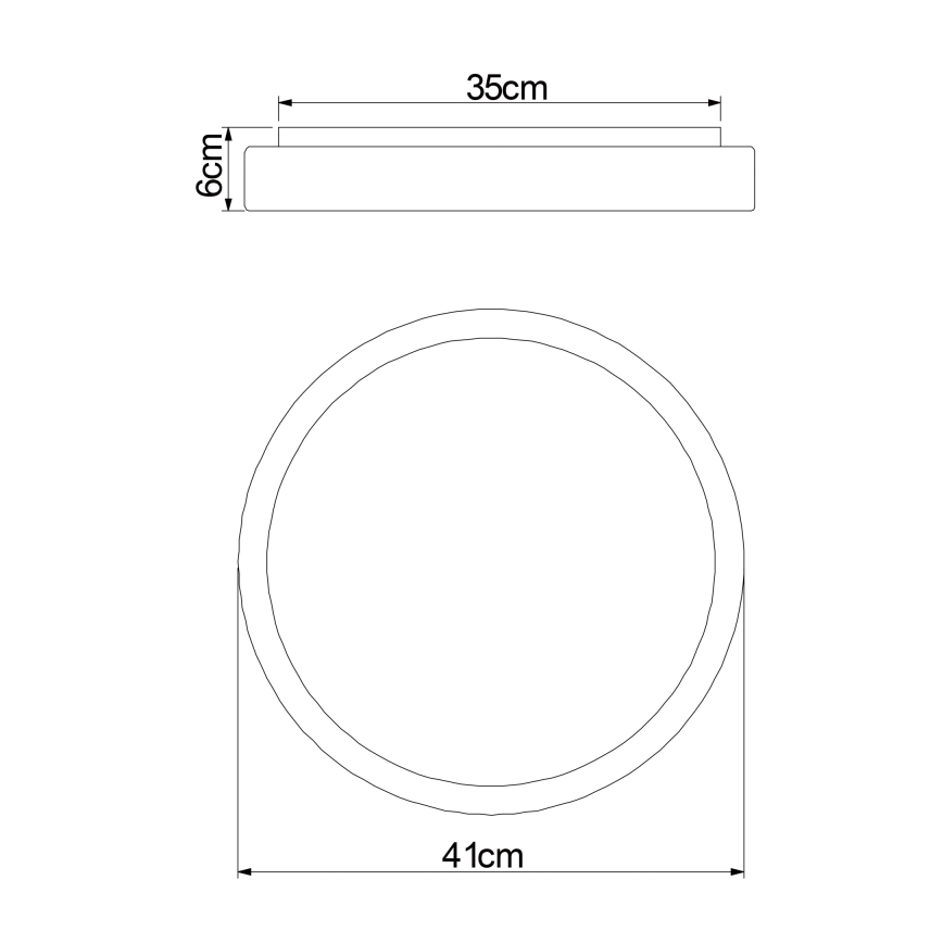 Globo - LED Dimbar taklampa LED/18W/230V 2700-6500K + fjärrkontroll