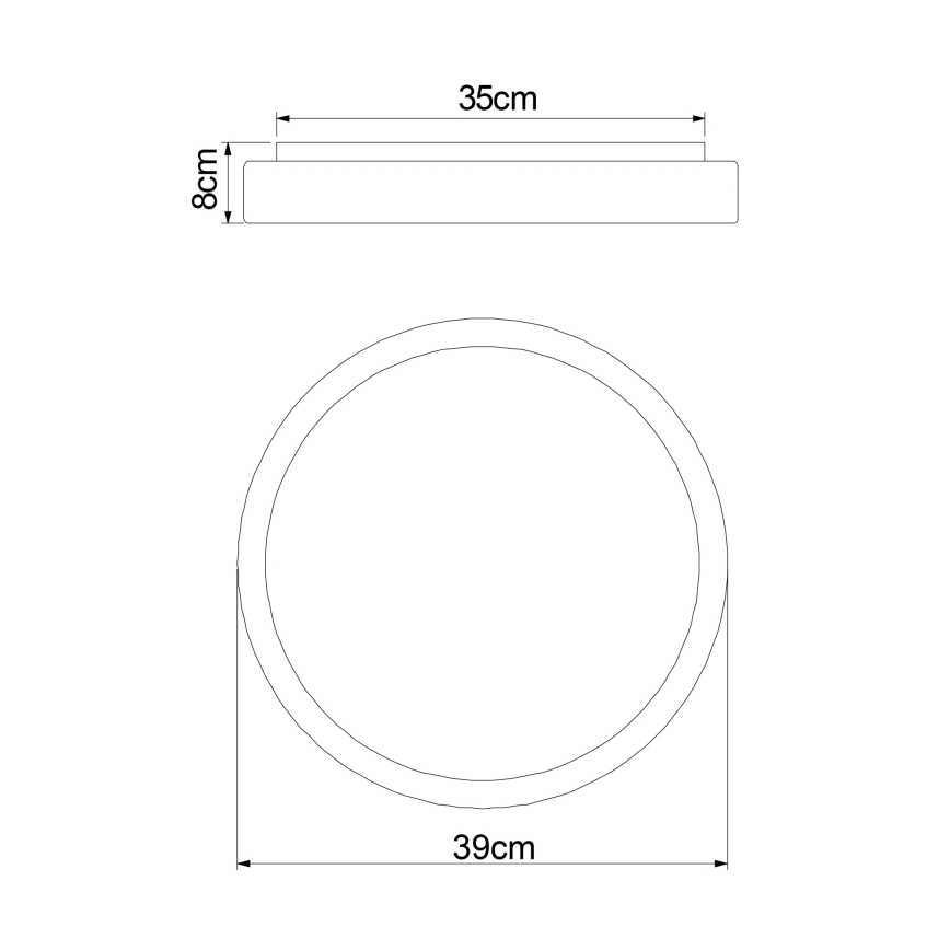 Globo - LED Dimbar taklampa LED/18W/230V + fjärrkontroll