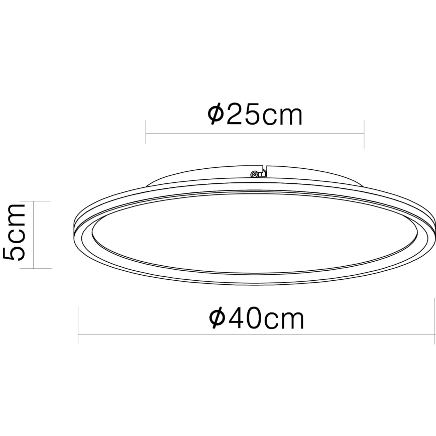Globo - LED taklampa LED/39W/230V diameter 40 cm