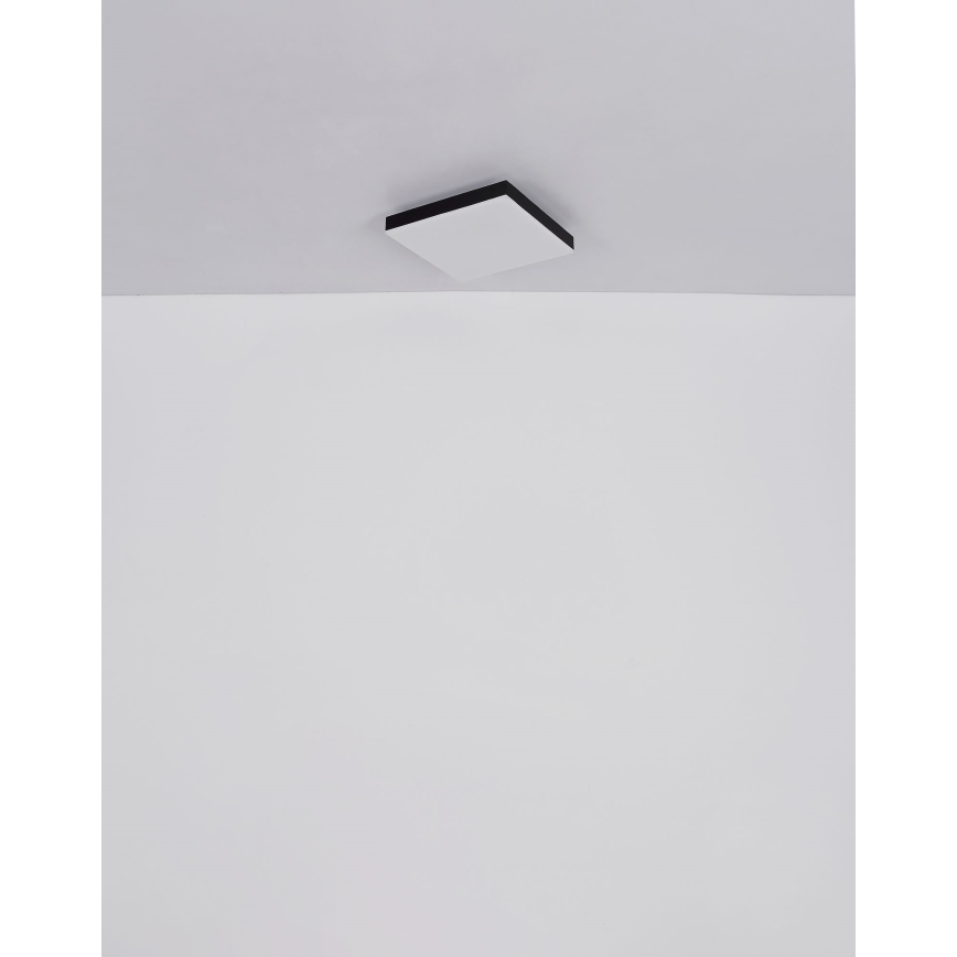 Globo - LED taklampa LED/18W/230V 30x30 cm svart