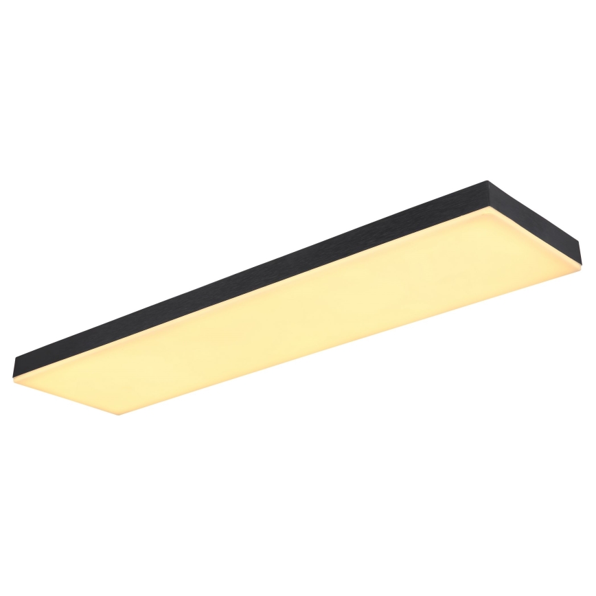 Globo - LED Dimbar taklampa LED/24W/230V 2700-6500K svart + fjärrkontroll