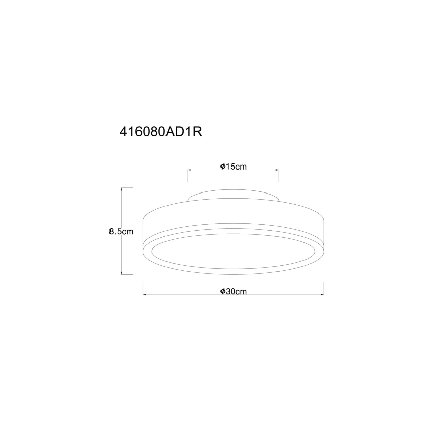 Globo - LED taklampa LED/12W/230V 3000K diameter 30 cm