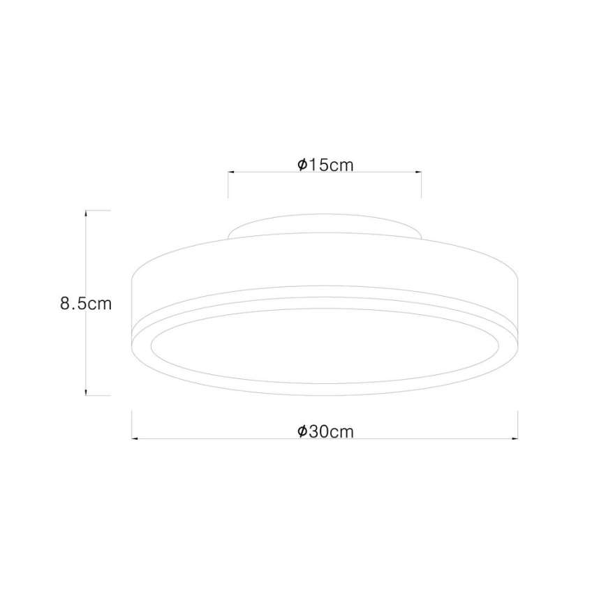 Globo - LED taklampa DORO LED/12W/230V d. 30 cm