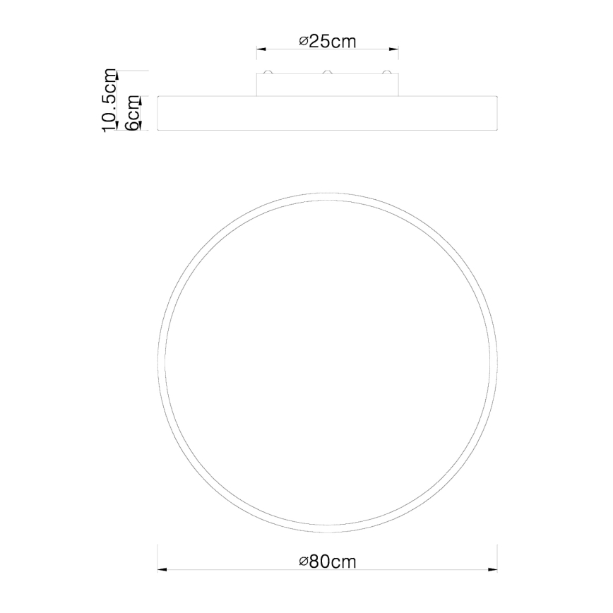 Globo - LED Dimbar taklampa LED/60W/230V 3000-6000K + fjärrkontroll