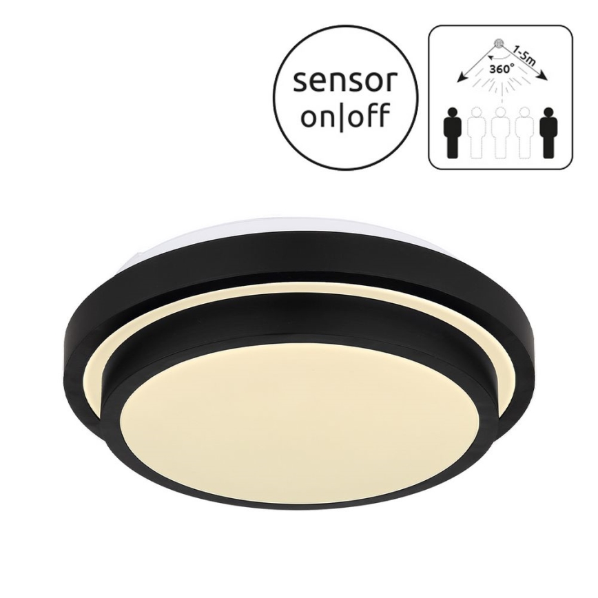 Globo 41762BS - LED Badrumslampa med sensor GREGORY LED/18W/230V IP44