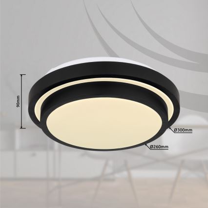 Globo 41762BS - LED Badrumslampa med sensor GREGORY LED/18W/230V IP44