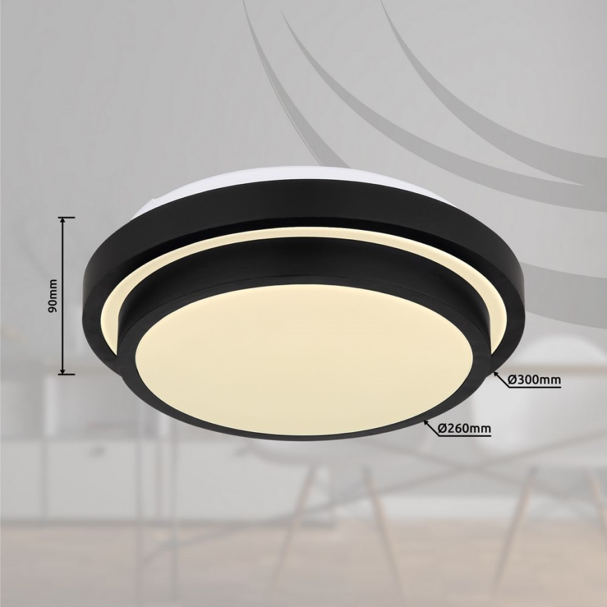 Globo 41762BS - LED Badrumslampa med sensor GREGORY LED/18W/230V IP44