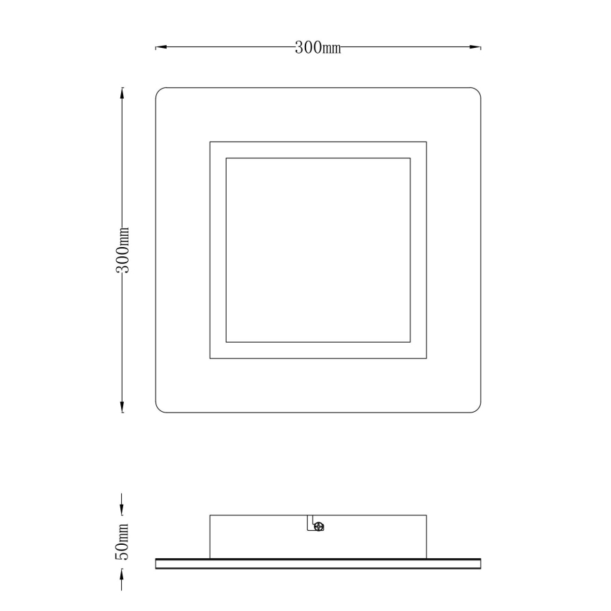 Globo - LED taklampa LED/23W/230V 2700/6500K