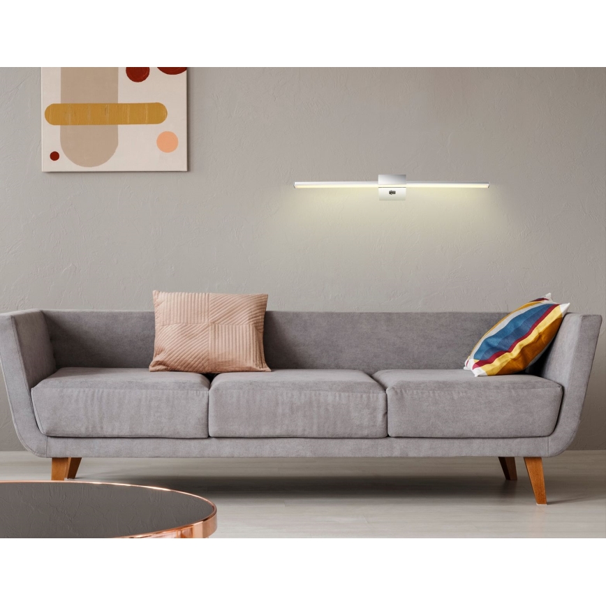 Globo - LED tavelbelysning LED/12W/230V 61,5 cm skinande krom