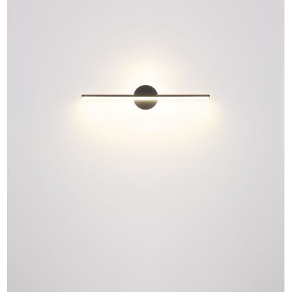 Globo - Badrumsspegel med LED-belysning LED/10W/230V 60,8 cm IP44 svart