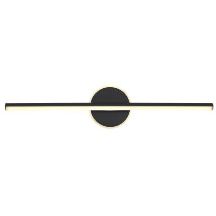Globo - Badrumsspegel med LED-belysning LED/10W/230V 60,8 cm IP44 svart