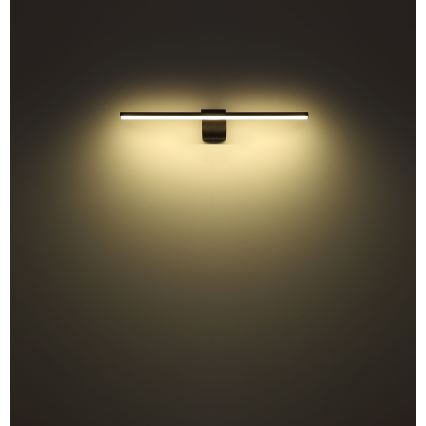 Globo - Badrumsspegel med LED-belysning LED/10W/230V 60,8 cm IP44 svart